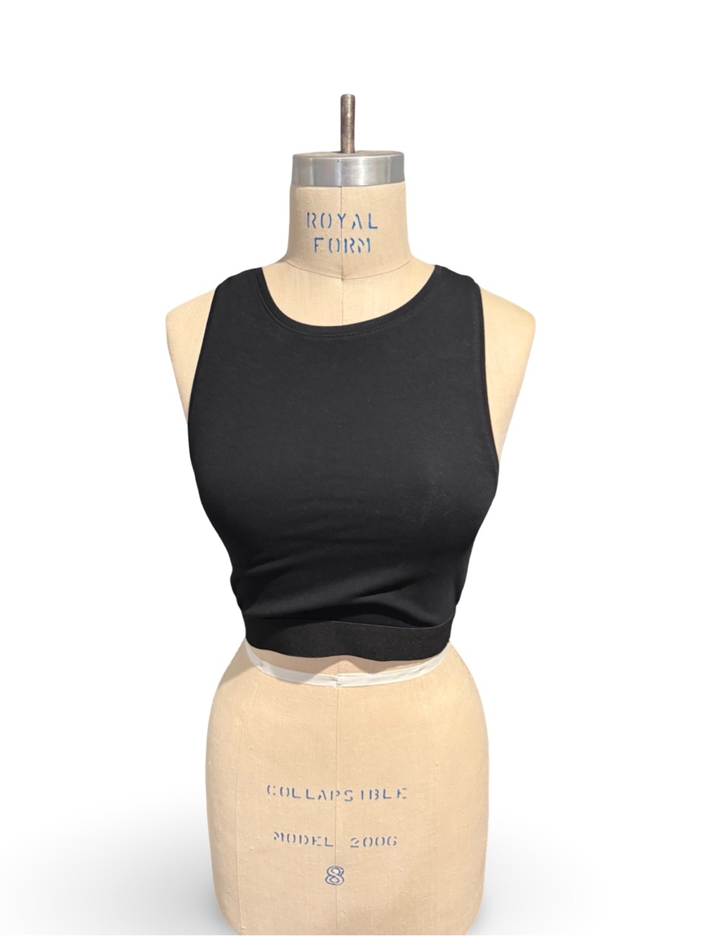 Zara Black Crop Tank